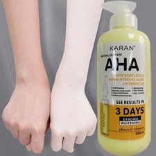 Aha body Whitening Body Lotion Results in 3 Days, 500ml USA  FREE SHIPPING 