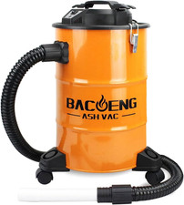 Ash Vacuum Cleaner, 5.3 Gallon Ash Vacuum for Pellet Stoves, Wood Fireplace, Ash