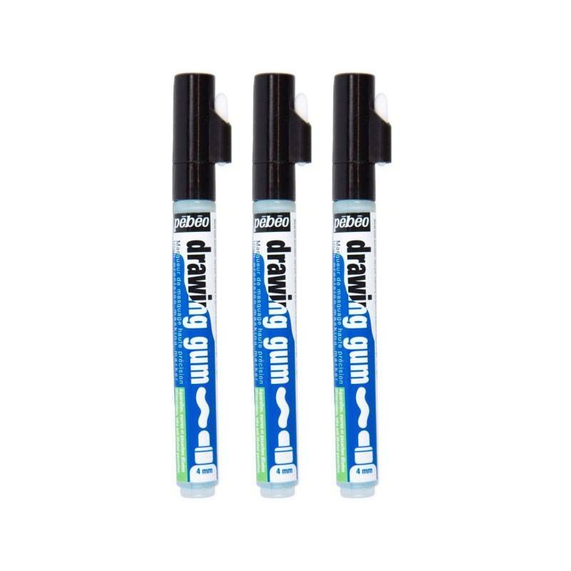 Gomme à masquer liquide Pébéo en marqueur 4mm pour protéger vos dessins