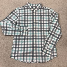 Goodfellow  Co The Every Wear Poplin Button-Up Shirt Men's Large Multi Plaid