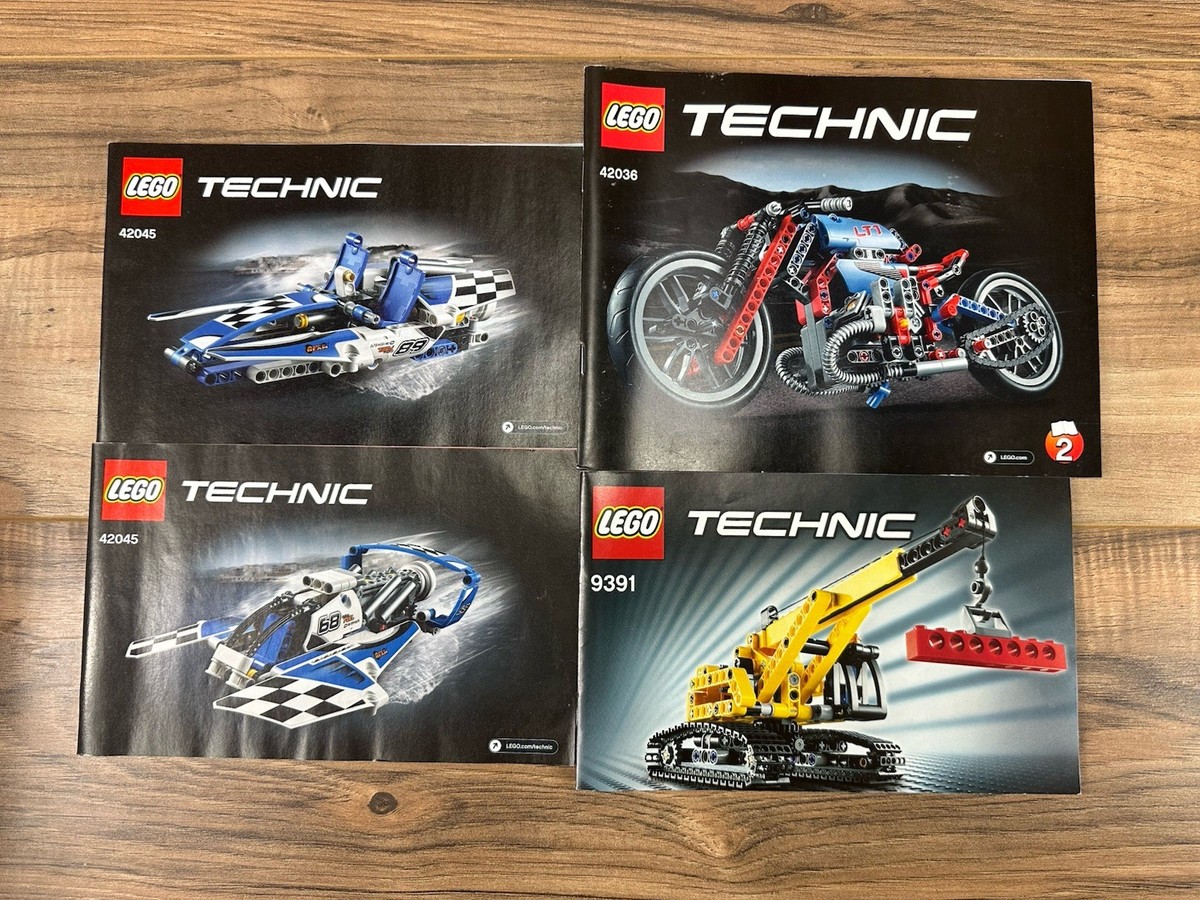 LEGO Technic Instruction Manual LOT of Manuals 42045, 42036