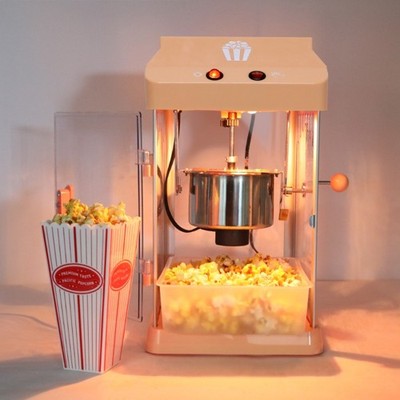  Tabletop Popcorn Machine With Stainless-Steel Kettle Measuring Tool and Scoop