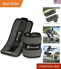 Ankle/Wrist and Arm/Leg Weights Set of 2, Adjustable Strap 1 lb-5 lb, Adjusta...