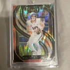 2024 Panini Select - Premier Level Bo Nix #117 Black & Orange Shock Prizm (RC)