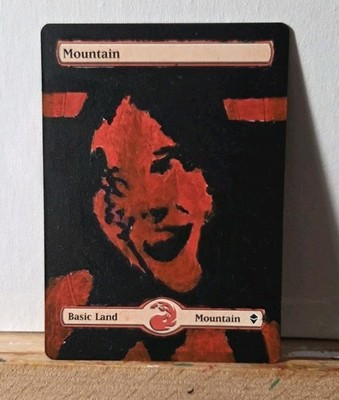 MTG Mountain Land Alter Nikki OBSESSION