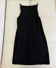 A New Day Women  s Full Slip Chemise Spaghetti Strap Solid Black