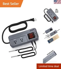 ITC-608T  Listed Temperature Controller with Dual Sensors & 1800W Power