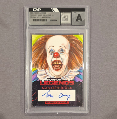 Hollywood Trading Cards Masterpieces S2 Pennywise Sketch Auto 1/1 Tim Curry
