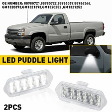 LED Puddle Side Mirror Lights For 2003-2006 Silverado Escalade Suburban Sierra