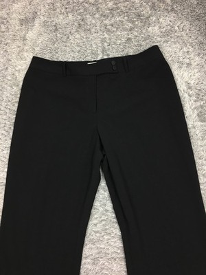 Calvin Klein Curvy Fit Dress Pants Womens Size 14 Black Slacks Career | eBay