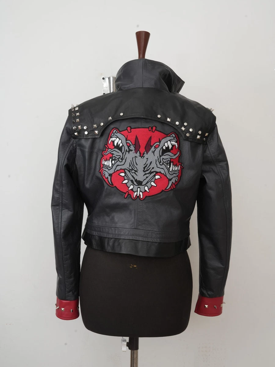 chinese dress ladies Cute Black Faux Leather Jacket - All Outerwear