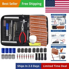 Tire Repair Kit 68pcs Heavy Duty Tire Plug Kit Universal Tire Repair Tools ...