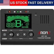 Aroma 3in 1 Digital Metronome Tuner Guitar Bass Violin Piano All Instruments Use
