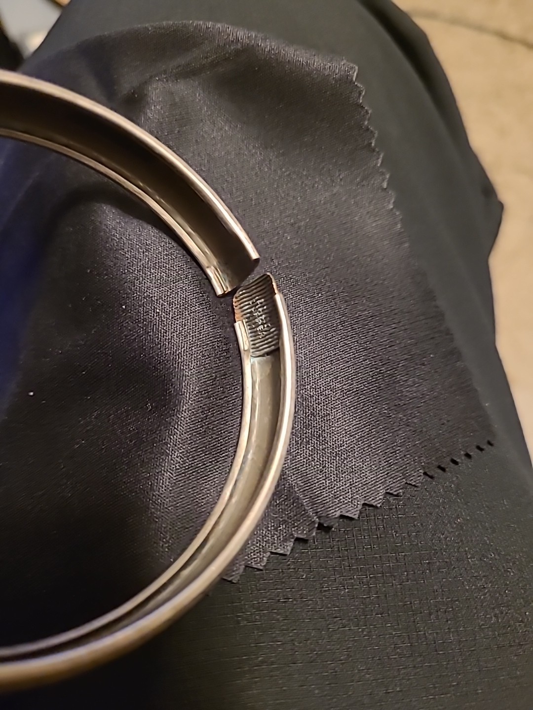 Vintage Pressed Embossed Solid Copper  Flower Des… - image 8