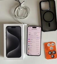 Apple iPhone 15 Pro 128GB Titan Schwarz ohne Simlock OVP