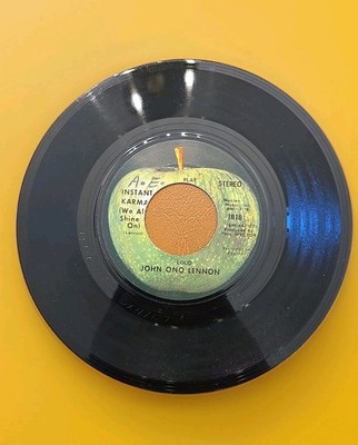   John & Yoko Ono Lennon - Instant Karma / Who Has Seen The Wind 45 RPM