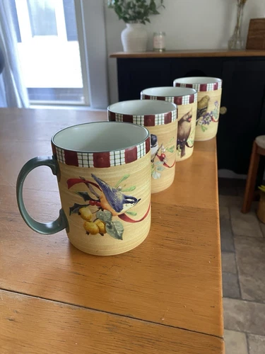 Lenox Winter Greetings Everyday Bird Mugs, 4 different designs