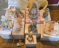 Lot Of 10 Cherished Teddies Figurines Collectibles 9 In Original Boxes 1992-2002