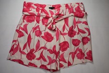 Ann Taylor Factory Pink Flower Shorts Size 6