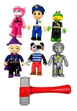 Lot Ryan's World Deluxe Collector's Figures + Hammer Toys Collectibles