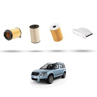 Hoffcar Set Service - 4 Filter FüR Skoda Yeti (5L) 1.6 Tdi 77Kw Von 2010