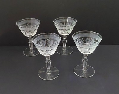 Libbey Rock Sharpe #3006-10 Champagne Sherbet (4)