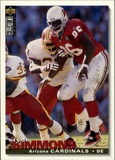 1995 Collector's Choice #233 Clyde Simmons - FB