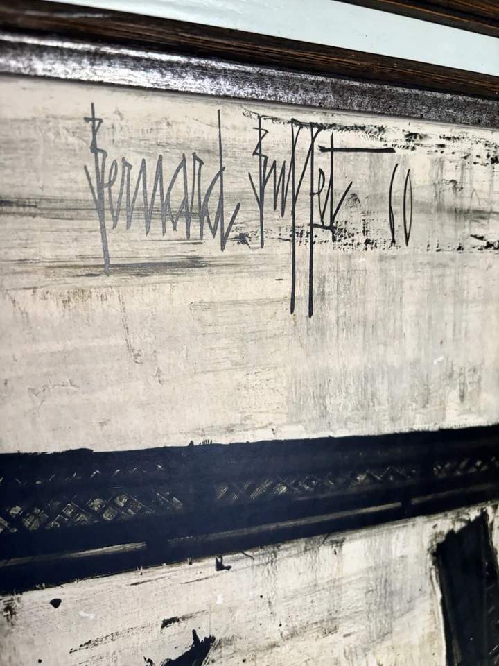 Bernard Buffet Tower Bridge 1960’s Era Litografía Bernard Buffet 60 Foto 2 de 4