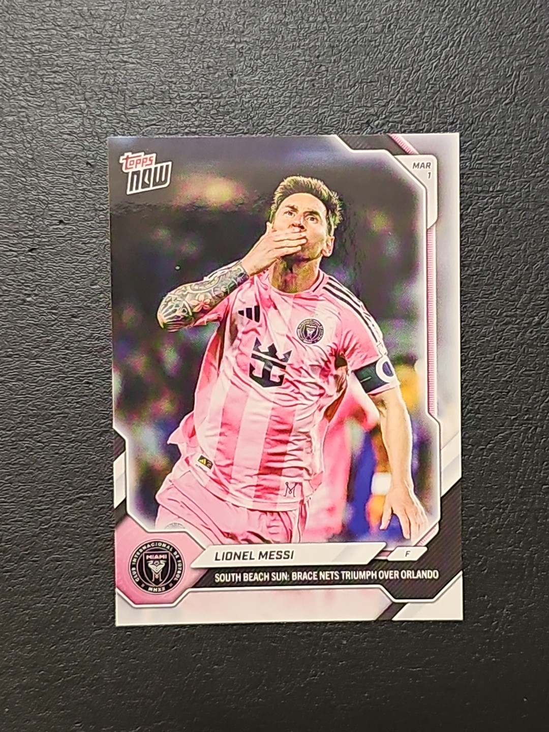 2026 Topps NOW - Lionel Messi #7 - Inter Miami