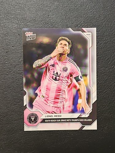 2026 Topps NOW - Lionel Messi #7 - Inter Miami