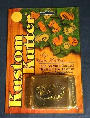 Kustom Kutter Vegetable Carving Tool Instant Decorative Veggies Vintage NEW
