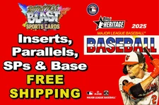 2025 TOPPS HERITAGE SINGLES ~ Inserts, Parallels, SPs & Base