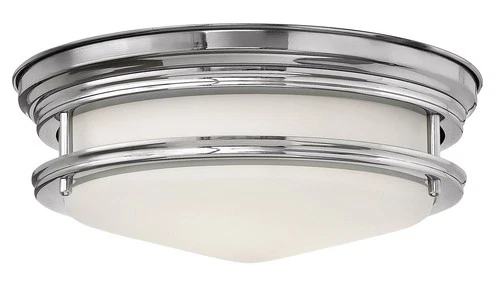 Hinkley 3302CM Hadley 2-Light Flush Mount in Chrome Finish - Picture 2 of 2