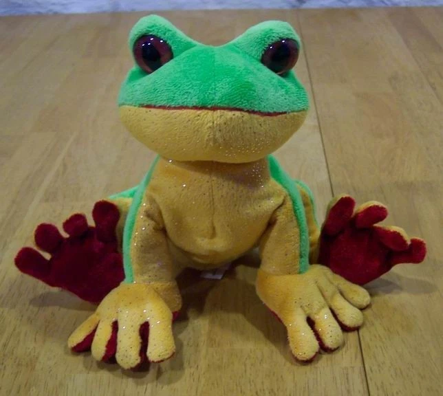 NICE!! GANZ TREE FROG 7" Plush Stuffed Animal Webkinz  - Image 2 of 4