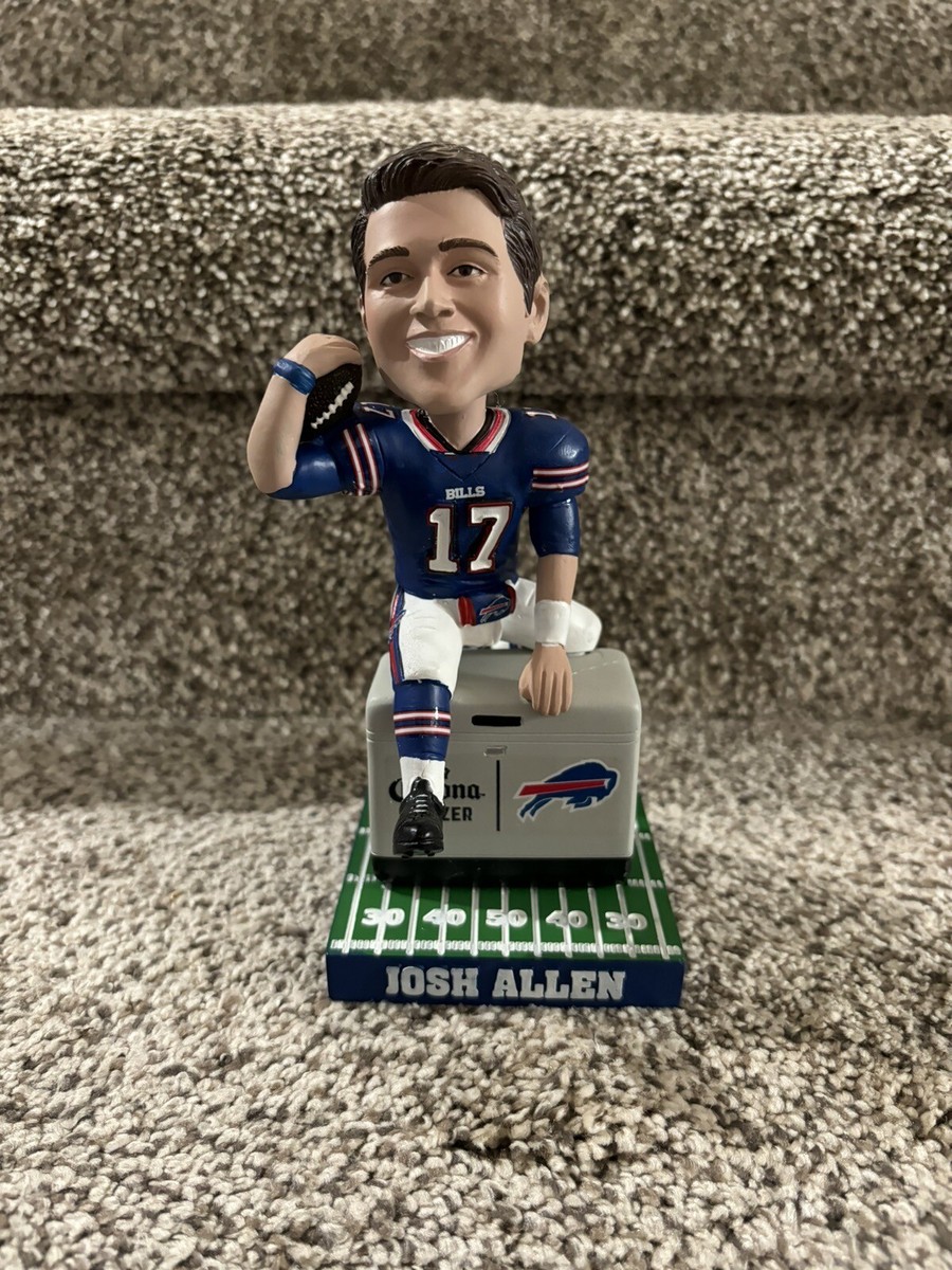 RARE MVP JOSH ALLEN BUFFALO BILLS JUMPING CORONA COOLER BOBBLEHEAD