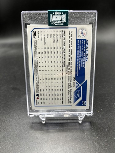 James Outman 2024 Topps Archives Signature Series Rookie Auto /65 Dodgers 2023 - Picture 2 of 2