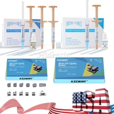 Dental Orthodontic Self Ligating Bracket Roth.022 /Non-Mixed Bonding Adhesive US
