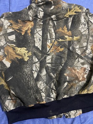 Vintage Carhartt Realtree Camo Jacket Hooded (Size 2XL) J144 CMO