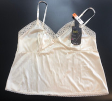 Vintage womens VANITY FAIR Camisole Size 42 NWT Jentell Lingerie Cream Lace