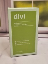 Divi Scalp Serum Revitalize  Detoxify 1 Oz 30 mL Full Size SEALED For Thin Hair
