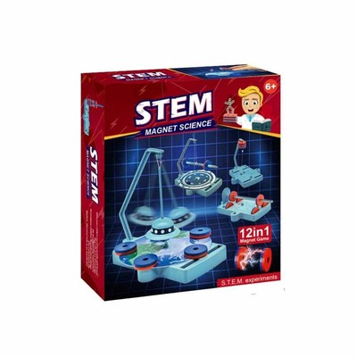 12 in 1 Magnet Science Kit, Experiment Fun Game Educational STEM Kit für Kinder