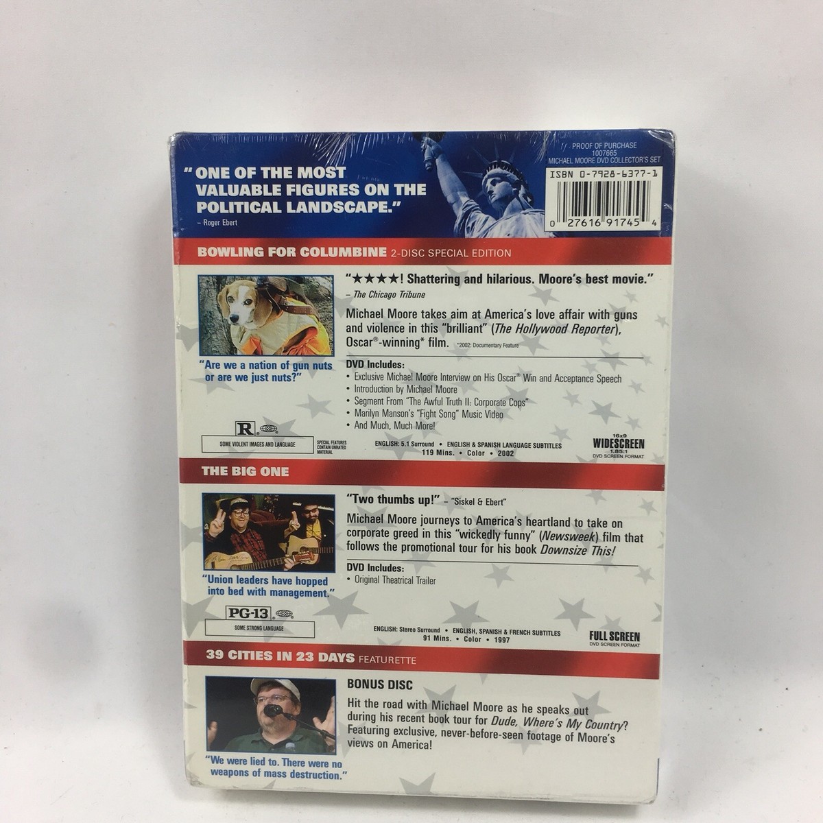 (未使用･未開封品)Michael Moore's Collector's Set [DVD] Michael Moore Collector's Set (DVD, 3-Disc Set) 27616917454| eBay