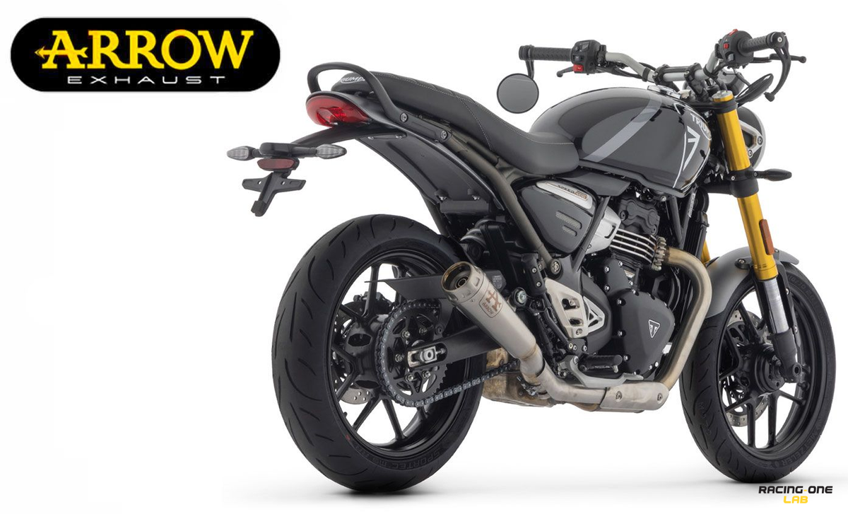 ドゥカティスクランブラーARROW アロー Exhaust Muffler EXHAUST MUFFLER SILENCER ARROW PRO-RACE STEEL TRIUMPH SPEED