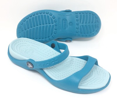 crocs cleo sandals size 8