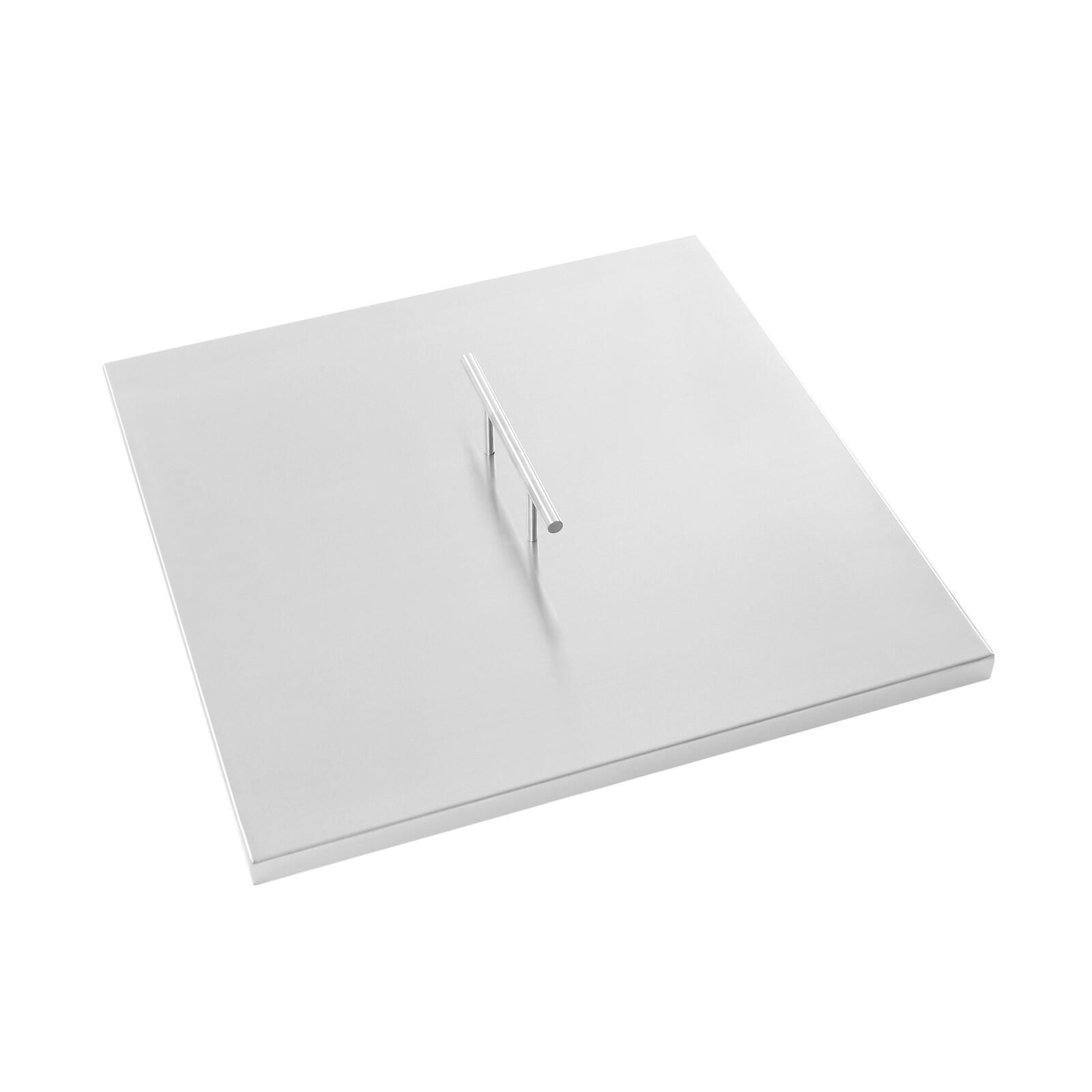 27*27in Square Indoor/Outdoor Fire Pit Lid Stainless Steel Modern Fire