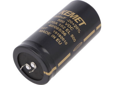 KEMET  ALC70A102EL500  Elko SNAP-IN  1000uF  500V  209mR  40x80mm  18000h