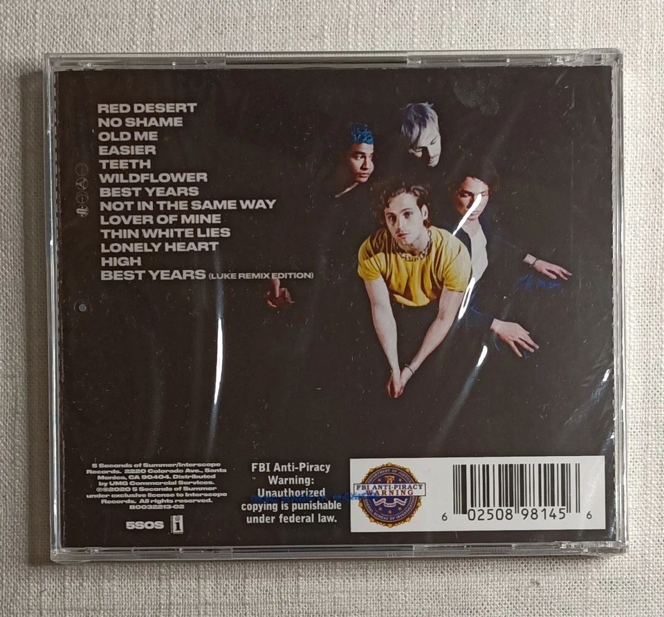 5 Seconds Of Summer - 5SOS - CALM LUKE EDITION CD 2020 Brand New - Image 2 of 2
