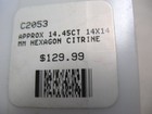 L@@K! 14.45 Carat Faceted Citrine Gemstone for Making Jewelry, Rings 20% off — photo 6
