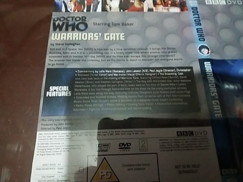 Doctor Who BBC Collection Tom Baker - Warriors' Gate - Picture 2 of 2