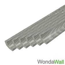 Grey Polymer Scotia Beading Laminate 10 x 2.4m lengths Edging Trim Quadrant